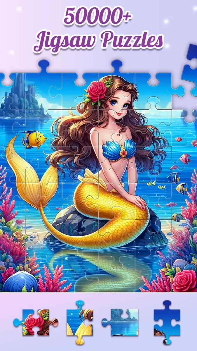 Retro cartoon jigsaw puzzle